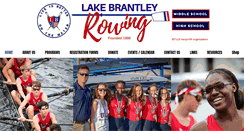 Desktop Screenshot of lakebrantleyrowing.org